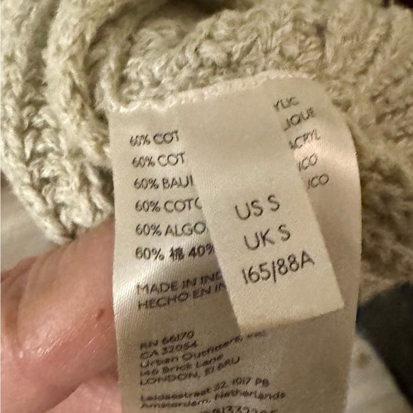 Free People V-Neck Oatmeal Sweater - Picture 7 of 10